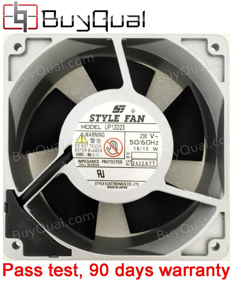 STYLE UP12D23 230V 16/15W 50/60Hz Cooling Fan STYLE UP12D23 230V 16/15W 50/60Hz Cooling Fan